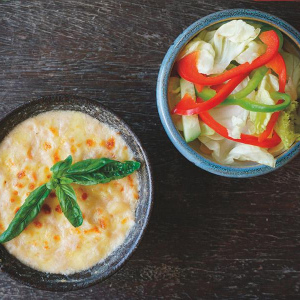 Hải sản mì và phô mai