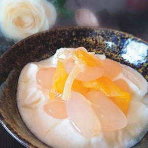 Sữa chua và hạt dừa rừng