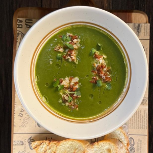 Súp cải bơ và kem